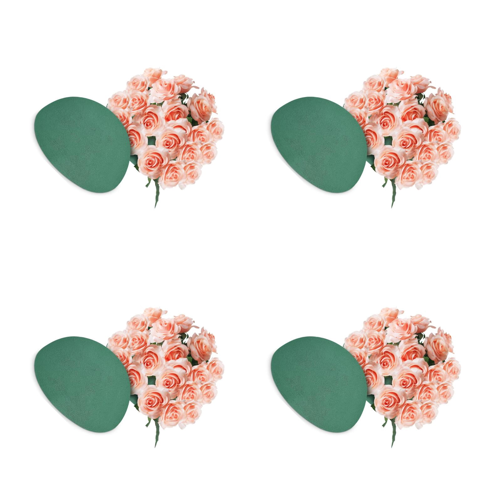 UPGRATOR Green Half Sphere Floral Foam 8 Pieces for Wedding Centerpieces, 5.78 x 5.78 x 2.91 Inches, Flower Arrangement Base