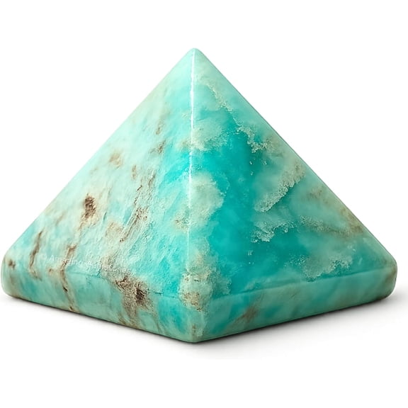 Caribbean Calcite Pyramid Crystal Healing Stones - 1.5" Inch