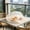 White, variant on Staron Round Mesh Food Cover, Lace Table Food Tent with Umbrella Support, Fly Screen Dome for Outdoor Picnic Kitchen Dining, Green