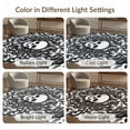 thumbnail image 7 of ODIKA 6'x9' Washable Area Rug Easy Care, Non-Shedding, Streetwear Gothic Dorm Guys Men Chrome Anime Skull Beast Graphic Playful for Queen Size Bedroom Under Bed Master Suite, 7 of 7