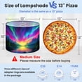 thumbnail image 2 of Fantastic Linen Drum Lampshades Aurora Starry Sky Lake Fantastic Landscapes Aurora Sky 13"x13"x10" Light Shade for Table Lamps Floor Lamps Drum Lamp Shades Lampshade Replacement Assembly Required, 2 of 8