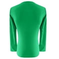 thumbnail image 4 of DuoJiaJ Women's Fashion Casual Ribbed Long Sleeve Round Neck Slim T Shirt Top Women’s Striped Crewneck Relaxed Fit Tops Green, 4 of 4