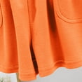 thumbnail image 4 of Elvqul Shorts for Women High Waisted Summer Athletic Pockets Comfortable Drawstring Orange Shorts, 4 of 6
