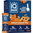 thumbnail image 1 of IQBAR Brain and Body Plant Protein Bars - Salted Caramel Chip (12 Bars), 1 of 6