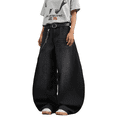 thumbnail image 3 of Mrmall Mens Baggy Jeans Y2K Loose Fit Y2K Vintage Barrel Denim Jeans for Men Wide Leg Jeans Streetwear, 3 of 6