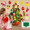 thumbnail image 2 of Árbol de Navidad de fieltro DIY con luz Decoración navideña para el hogar 2024 Adornos navideños Regalos de Navidad Natal Noel Año Nuevo 2025, 2 of 5