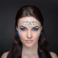 thumbnail image 4 of 2 Sheets Face Gems Fashion Rhinestone Face Jewel Face Sticker for Carnival Party, 4 of 7