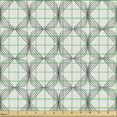 thumbnail image 2 of Vintage Upholstery Fabric by the Yard, Nostalgic Geometric Pattern of Simplistic Curved Diagonal Squares, Decorative Fabric for DIY and Home Accents, Taupe Grey Eggshell by Ambesonne, 2 of 5