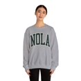 thumbnail image 4 of NOLA New Orleans Louisiana Sweatshirt Gifts Crew Neck Shirt Long Sleeve, 4 of 7