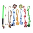 thumbnail image 1 of lionlar 8Pcs Pole Toy Dog Teaser Pet Teasing Pole for Small Medium Large Dogs Multicolor M, 1 of 9