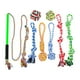 thumbnail image 1 of 8 piezas de juguete de cuerda para ejercicios de entrenamiento con barra de coqueteo para perros pequeños y grandes. Multicolores, 1 of 9