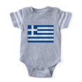 thumbnail image 1 of CafePress - Greek Flag - Cute Infant Baby Football Bodysuit, 1 of 1