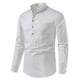 thumbnail image 2 of Camisa Suelta de Manga Larga de Lino Para Hombres de Primavera Y Verano Odeerbi ODB-6, 2 of 9