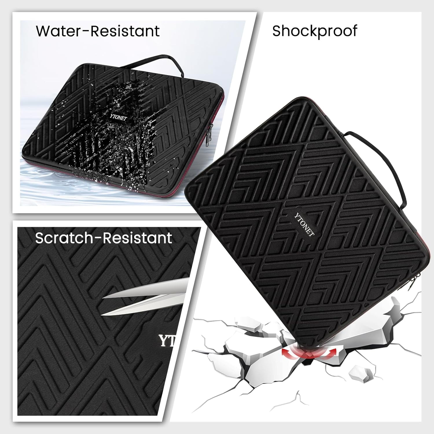 Tennis Bag for Women Men, Hard 16 inch Laptop Case Compatible for  ROG Strix G16