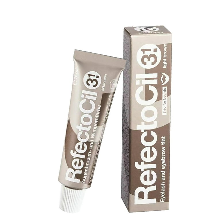 RefectoCil Professional Eyelash & Eyebrow Tint Color, Light Brown