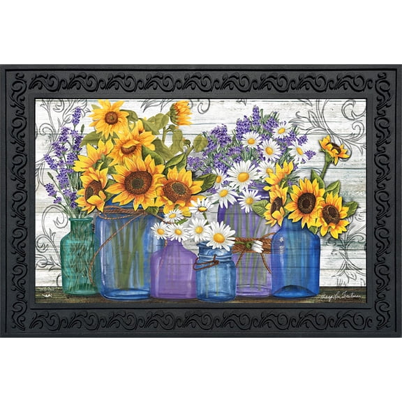 Briarwood Lane Rustic Sunflowers Summer Doormat