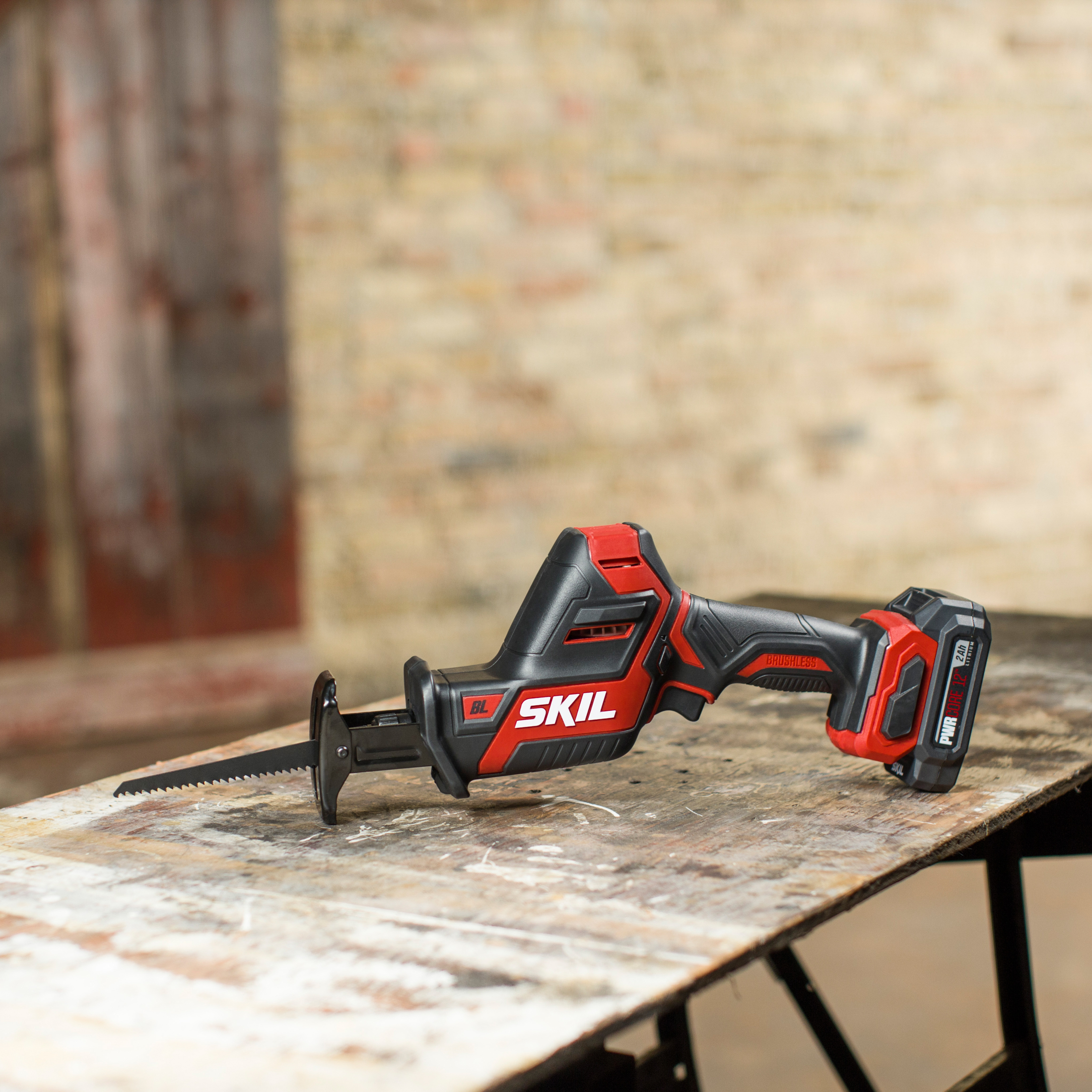 SKIL PWR Core 12™ Brushless 12V Cordless Reciprocating Saw with PWR Jump™  Charger