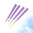 thumbnail image 6 of EXHUMKY Bead Hole Opener with 4pcs Puncher for Craft ABS Material Violet Color 0.63mm Size, 6 of 8