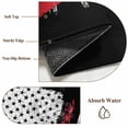 thumbnail image 6 of Round Rug 6Ft Washable Non-Slip, Black American Flag Circle Area Rugs for Living Room Bedroom, Vintage Red Hockey Star Strip Flag Indoor Floor Mats Carpet Runner for Home Decor Aesthetic, 6 of 8