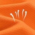 thumbnail image 5 of Men's 1/4 Zip Long Sleeve Athletic Pullover Top Fitted Breathable Casual Sweatshirt Comfy Tee for Tennis Running Jogging Hiking Wear(Orange,XL), 5 of 9
