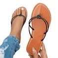 thumbnail image 5 of Bxsruta Flexible Flip Flop Sandals with Contoured Footbed, Non-Slip Casual Summer Footwear for Women, 5 of 8
