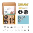 thumbnail image 5 of The Off Bits Construye tu propio robot animal Juguetes educativos de construcción de tallos para niños de 6 7 8 9 años Zebra Robot Stem Toys Kit de ingeniería Juguetes de construcción Regalo de vapor, 5 of 5