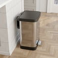 thumbnail image 6 of Glad 13 Gallon Stainless Steel Step Trash Can, 6 of 6