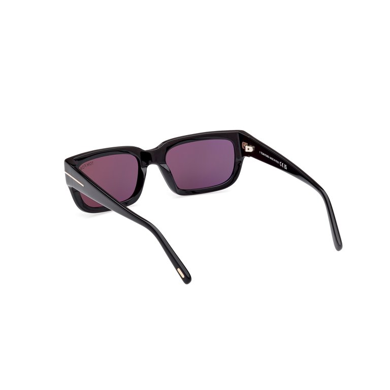 Tom Ford Ezra Smoke Rectangular Unisex Sunglasses FT1075 01A  display picture 1