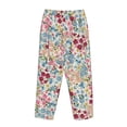 thumbnail image 5 of Daiia Trendy Floral Design Women's Sleep Pant with Pockets and Drawstring,Pajama Pants-Small, 5 of 9