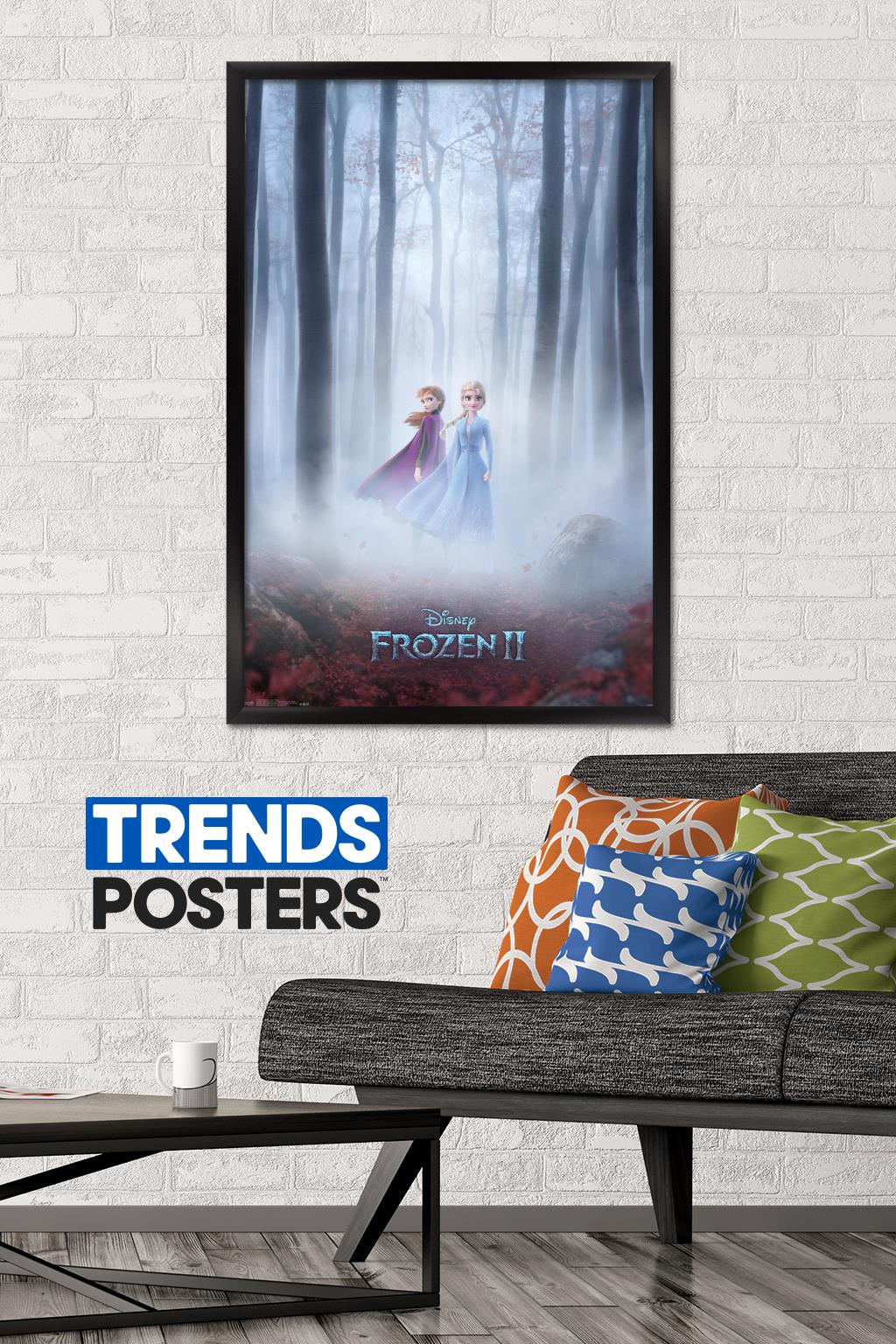 Disney Frozen 2 - One Sheet Wall Poster, 22.375" x 34", Framed