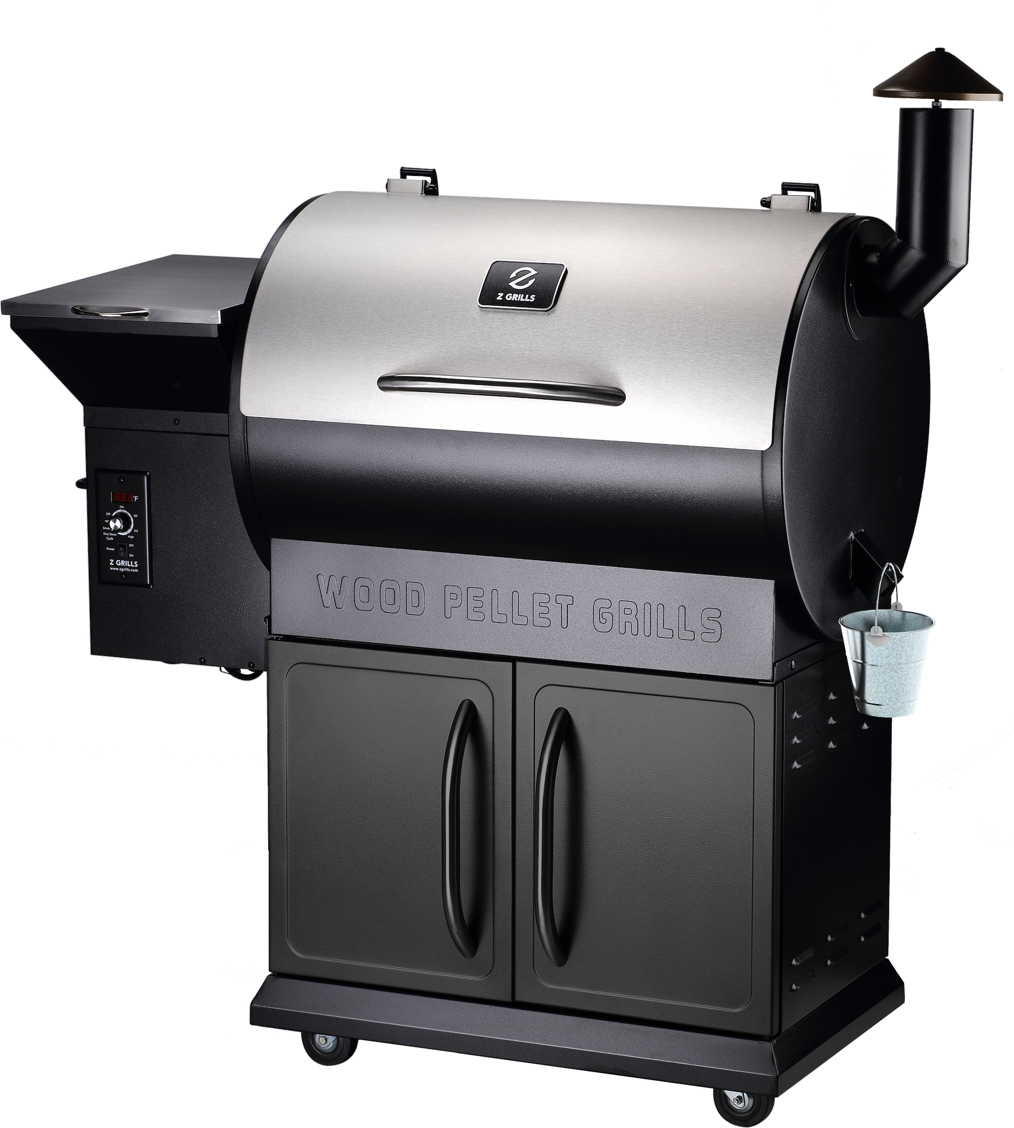 Z GRILLS ZPG-700E 694 sq. in. Wood Pellet Grill and Smoker 8-in-1 BBQ Stainless Steel - image 2 of 9