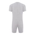 thumbnail image 4 of TTAO Men's Anti-Strip Adaptive Jumpsuit Short Sleeve Adaptive Rompers for Elderly Special Needs Patients Grey L, 4 of 7