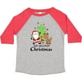 thumbnail image 3 of Inktastic My 2nd Christmas with Santa Reindeer and Tree Boys or Girls Toddler T-Shirt, 3 of 5