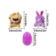thumbnail image 2 of BESTSKY 36 Pcs Prefilled Easter Eggs Filled with Plush Animals Toys,Easter Eggs Fillers Plastic Easter Eggs for Party Exchange Favors, 2 of 7