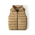 thumbnail image 3 of GYRATEDREAM Down Puffer Vest for Boy Girls Lightweight Water-Resistant Winter Jacket Outwear Kids Fall Sleeveless Coats for 3-4Y Multi-color, 3 of 5
