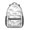 Dinosaur and Skeleton-2, variant on Dinosaur and Silhouette Off White Backpack for School, Cute School Bag with Adjustable Shoulder Straps and Padded Back, 15.3"x11"x6.7"