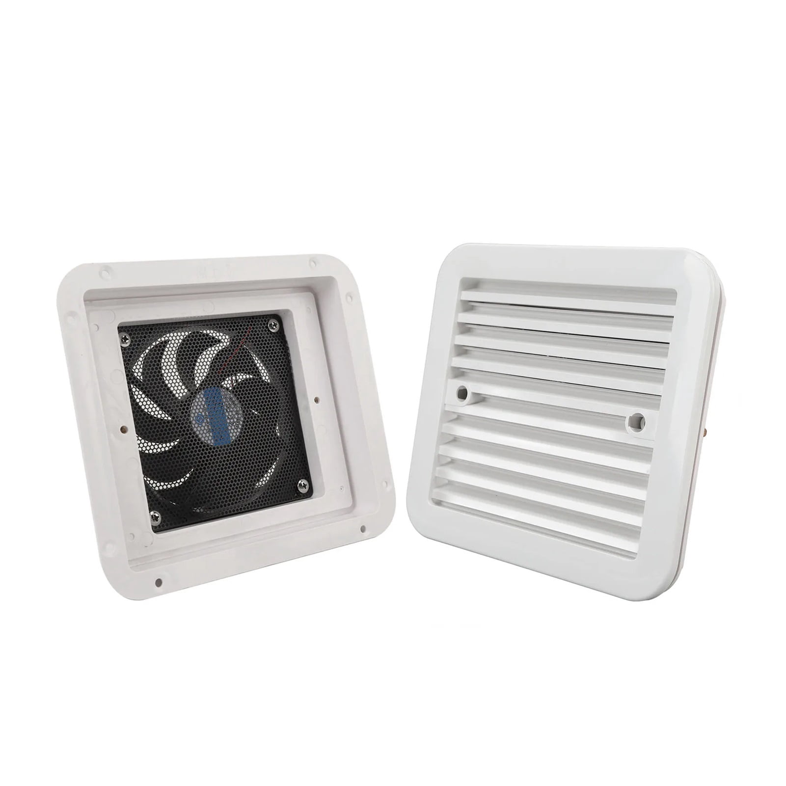 Motorhome RV Accessories Side Vent Fan Strong Wind Exhaust Fan for Camper Trailer Boat Bathroom ,Weather Tight
