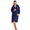 Navy, variant on Unisex Women's Terry Navy Bathrobe, Hooded (XXL) | Soft, Comfy, and Absorbent | for After the Shower or Spa