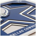 thumbnail image 2 of YTF NFL Dallas Cowboys 3D Logo Series Wall Art 12X12, 2 of 4