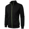 thumbnail image 5 of Futezty Men Lightweight Full Zip Soft Fleece Jacket Outdoor Recreation Coat With Zipper Pockets, 5 of 5