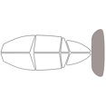 thumbnail image 2 of Rvinyl Window Tint Kit Compatible with Mercedes-Benz R-Class 2006-2012 - Rear Windshield Precut Kit, 2 of 8