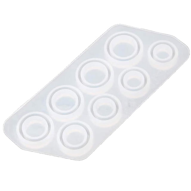 Bewildely Molde de silicona, varios estilos, varios tamaños, artesanía en forma hecha a mano, moldes de epoxi de cristal, molde de fundición, Artesanía