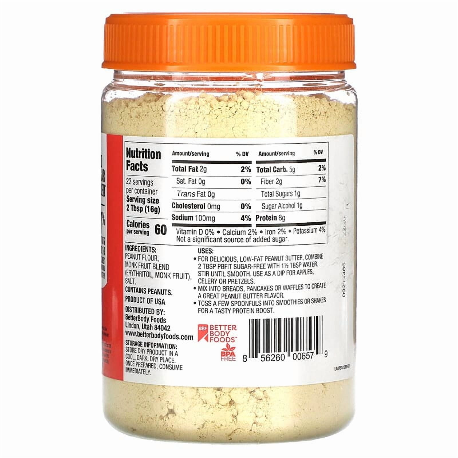 PBfit, Peanut Butter Powder, Sugar-Free , 13 oz Pack of 4
