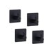 thumbnail image 4 of Gancho adhesivo negro, gancho para toallas, gancho autoadhesivo adhesivo de acero inoxidable, gancho adhesivo para pared de baño (negro, 6 piezas), 4 of 5