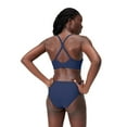 thumbnail image 4 of Speedo Women's Solid Racerback Bikini Swim Tops - Cerulean Blue, Size: 2XS, 4 of 4