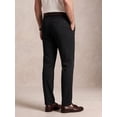 thumbnail image 2 of MEILIHUA Men's 30" Inseam Lightweight Chino Pants, Tencel Blend Flat Front Casual Summer Trousers, 2 of 7