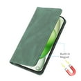 thumbnail image 2 of Premium Case for iPhone 13 Mini, Vintage PU Leather Wallet Case RFID Blocking Card Slot Kickstand Strong Magnetic Closure Shockproof TPU Interior Flip Folio Classic Book Case For iPhone 13 Mini,Green, 2 of 7