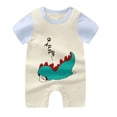 thumbnail image 2 of Summer Baby Cute Cartoon Pattern Home Short Sleeved Romper, 2 of 7