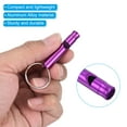 thumbnail image 4 of Uxcell Safety Whistle, Aluminum Outdoor Survival Whistle for Hiking, Purple 12 Pack, 4 of 5