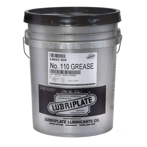 Lubriplate No. 110 White Calcium Grease, 35 Lb Pail